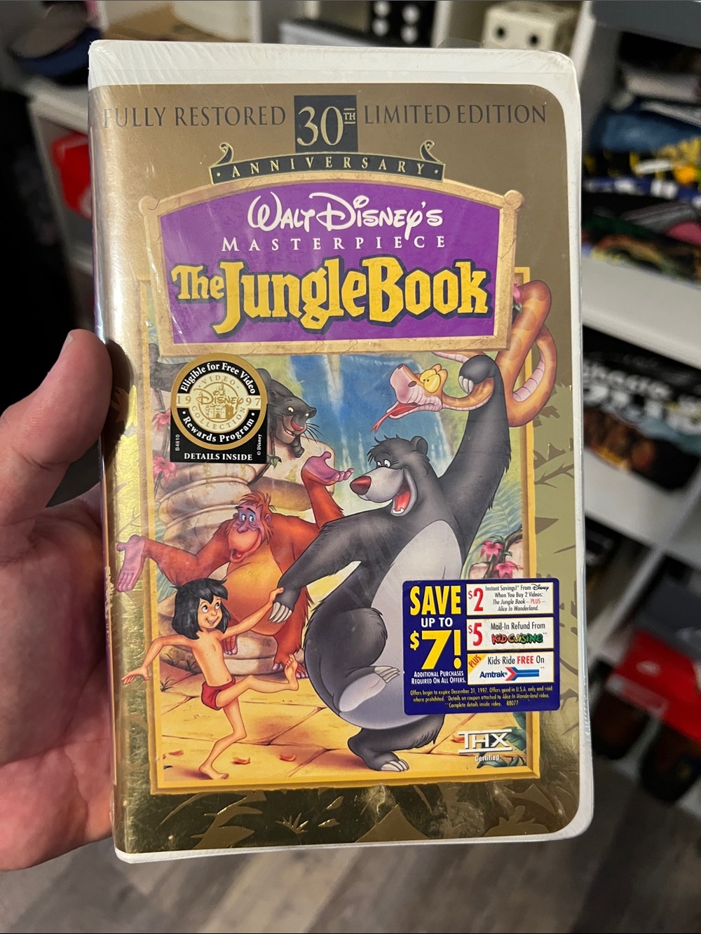 📼 4 for $13 📼 Walt Disney’s The Jungle Book 30th Anniversary VHS